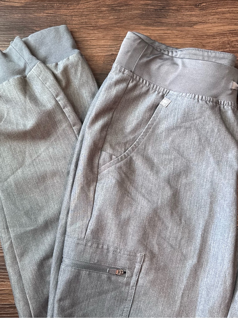 Figs Zamora Jogger Scrub Pants Graphite Gray Technical Collection Small Tall